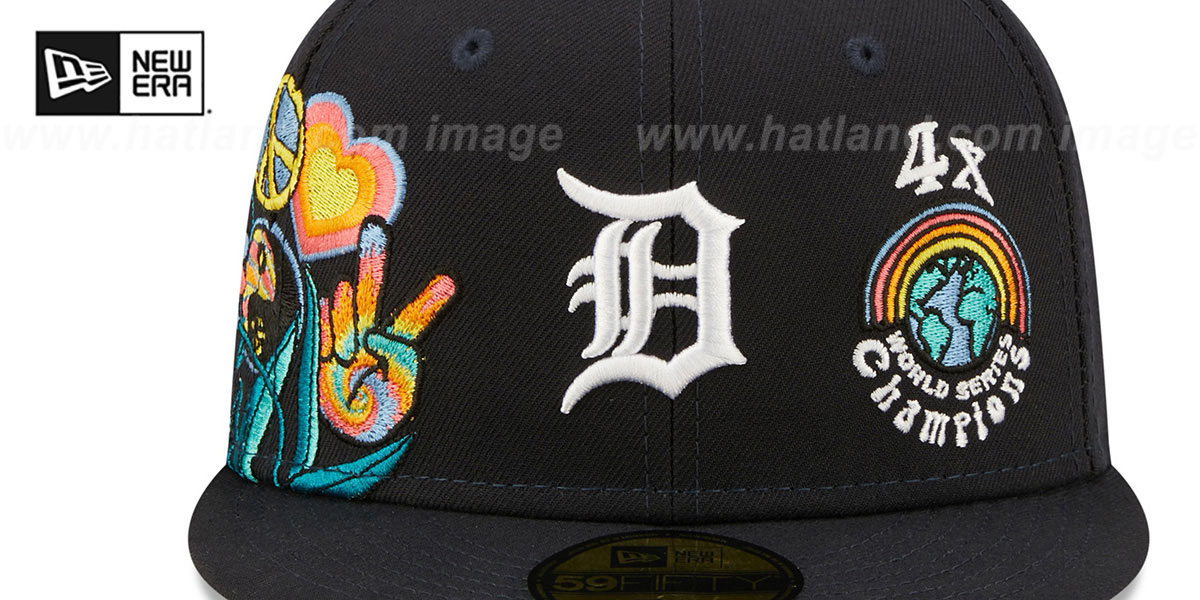 Tigers 'GROOVY' Navy Fitted Hat by New Era