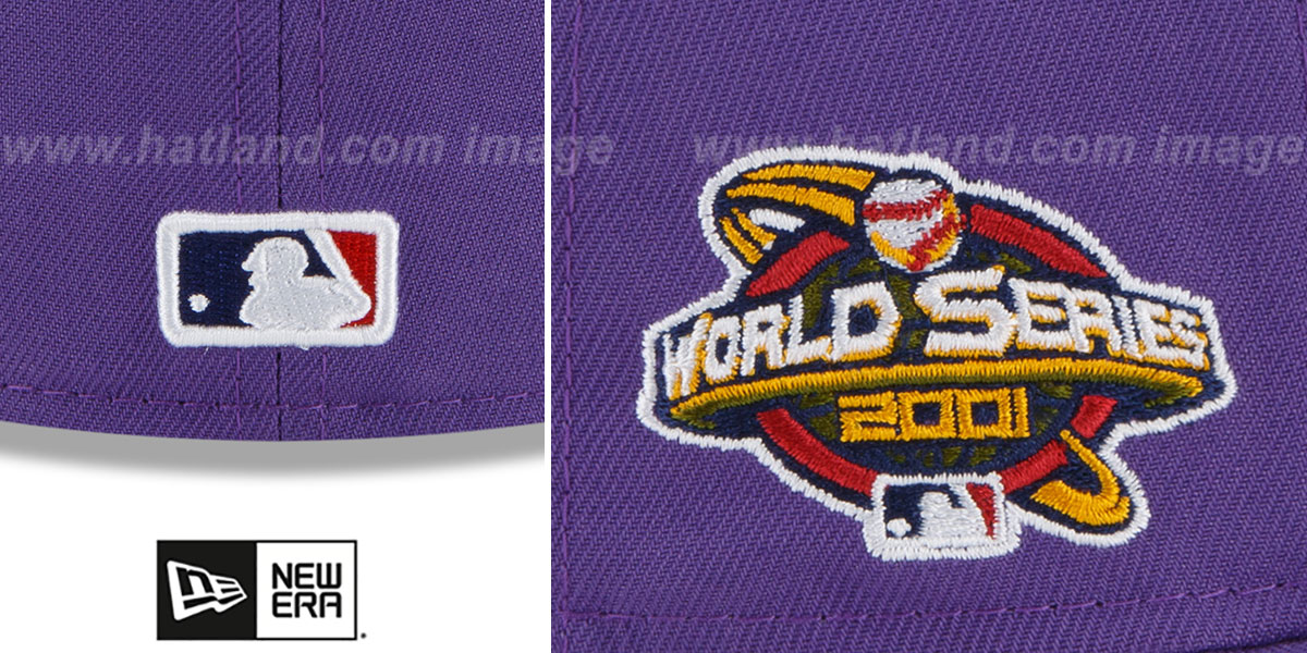 Diamondbacks 2001 'WORLD SERIES SIDE-PATCH UP' Fitted Hat by New Era