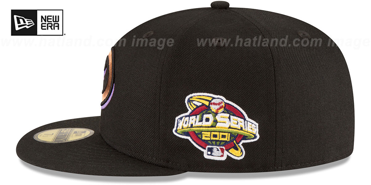 Diamondbacks 'WORLD SERIES SIDE PATCH' Fitted Hat by New Era