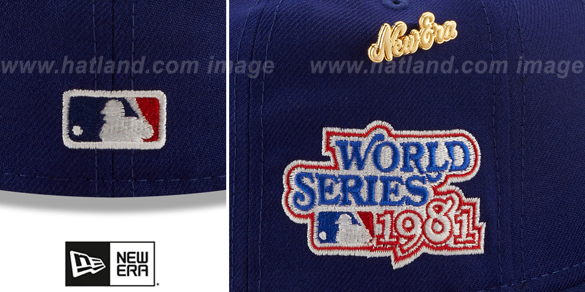 Dodgers 1981 'LOGO-HISTORY' Royal Fitted Hat by New Era