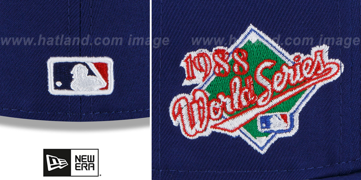 Dodgers 1988 'WORLD SERIES SIDE-PATCH UP' Fitted Hat by New Era