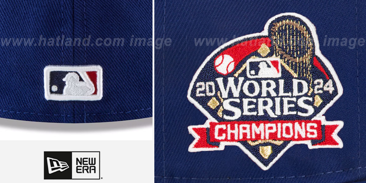 Dodgers '2024 WORLD SERIES' CHAMPIONS GAME Fitted Hat by New Era