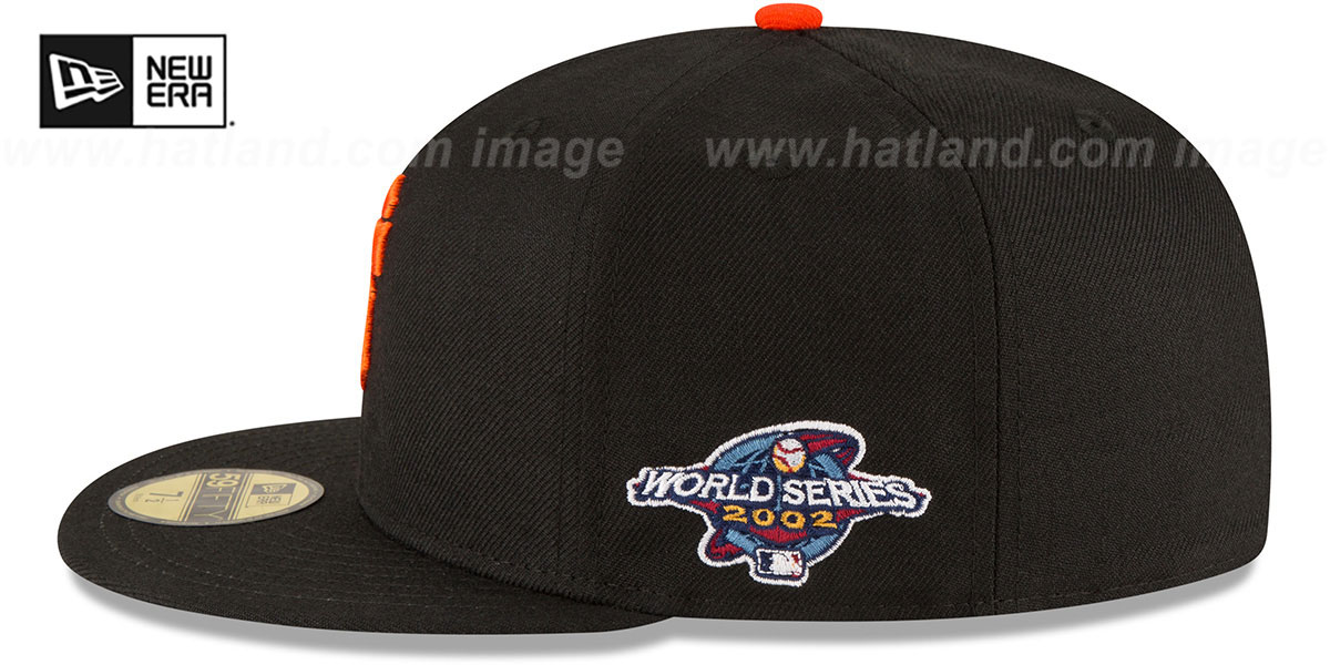 Giants 'WORLD SERIES SIDE PATCH' Black Fitted Hat by New Era