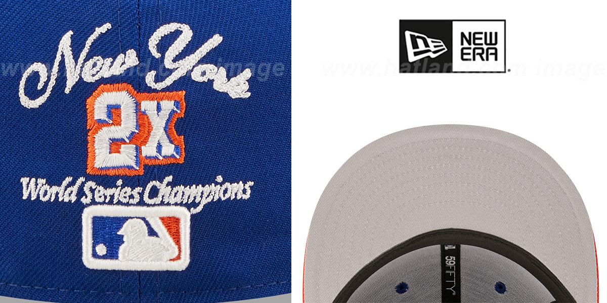 Mets 'LETTERMAN SIDE-PATCH' Fitted Hat by New Era