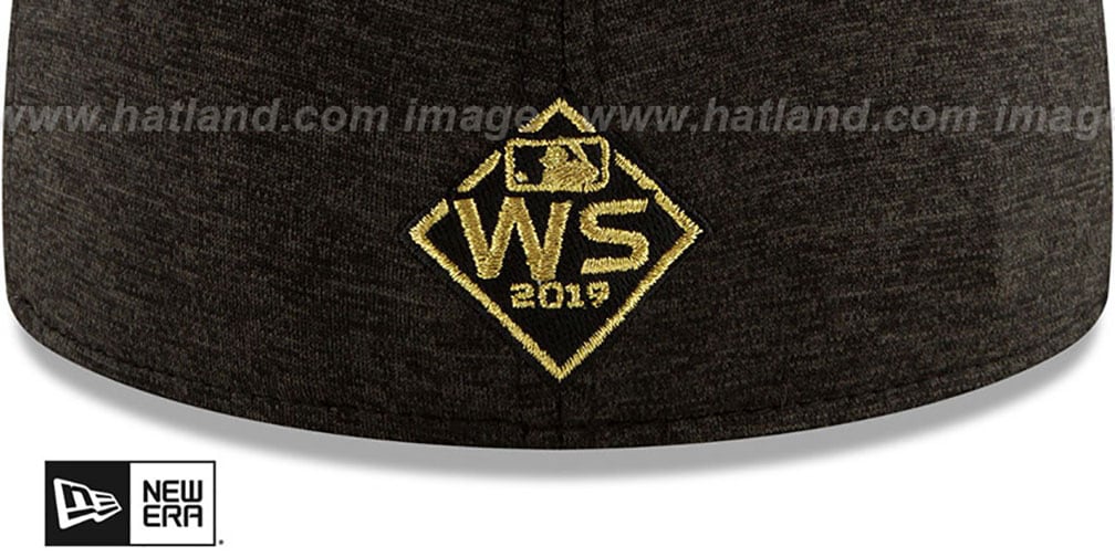 Nationals '2019 WORLD SERIES' CHAMPIONS Black-Gold Fitted Hat by New Era