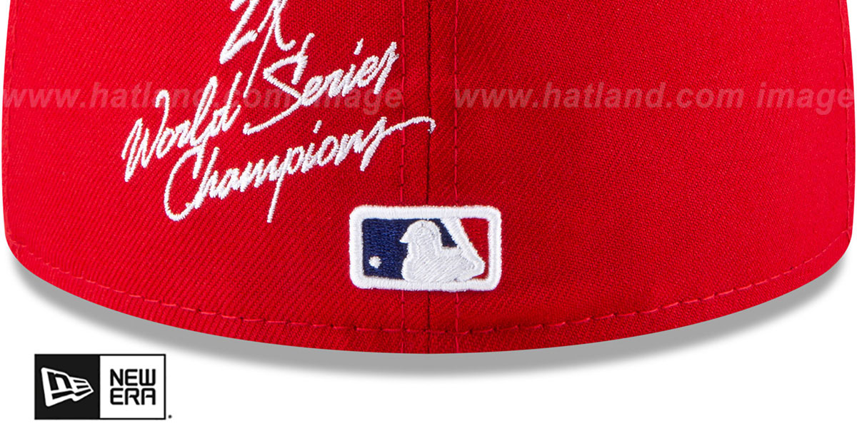 Phillies 'WORLD SERIES CHAMPS ELEMENTS' Red Fitted Hat by New Era