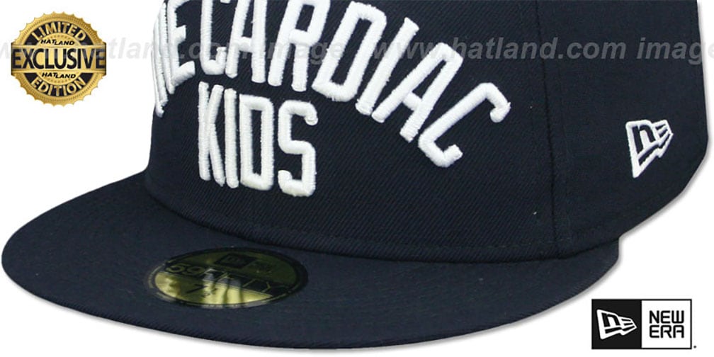 Red Sox 'CARDIAC KIDS' Navy Fitted Hat by New Era