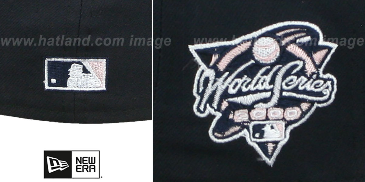 Yankees 1996 WORLD SERIES 'PINK-BOTTOM' Navy Fitted Hat by New Era