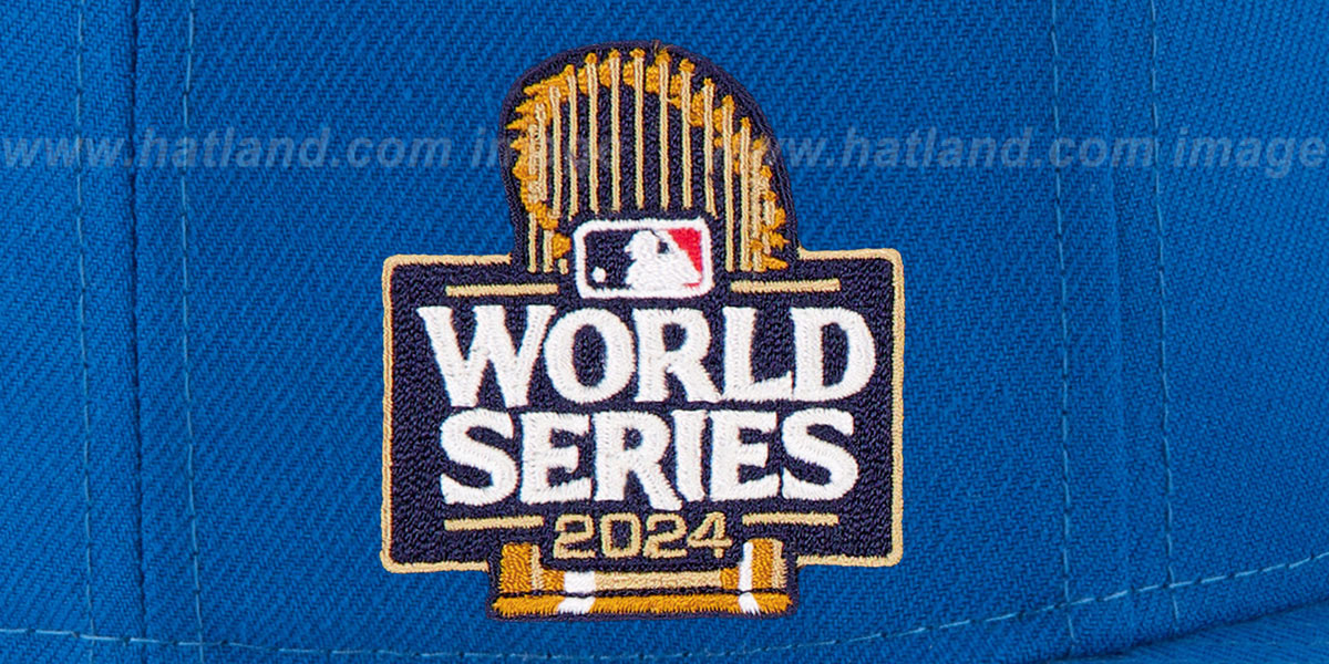 Yankees '2024 WORLD SERIES' Royal-White Fitted Hat by New Era